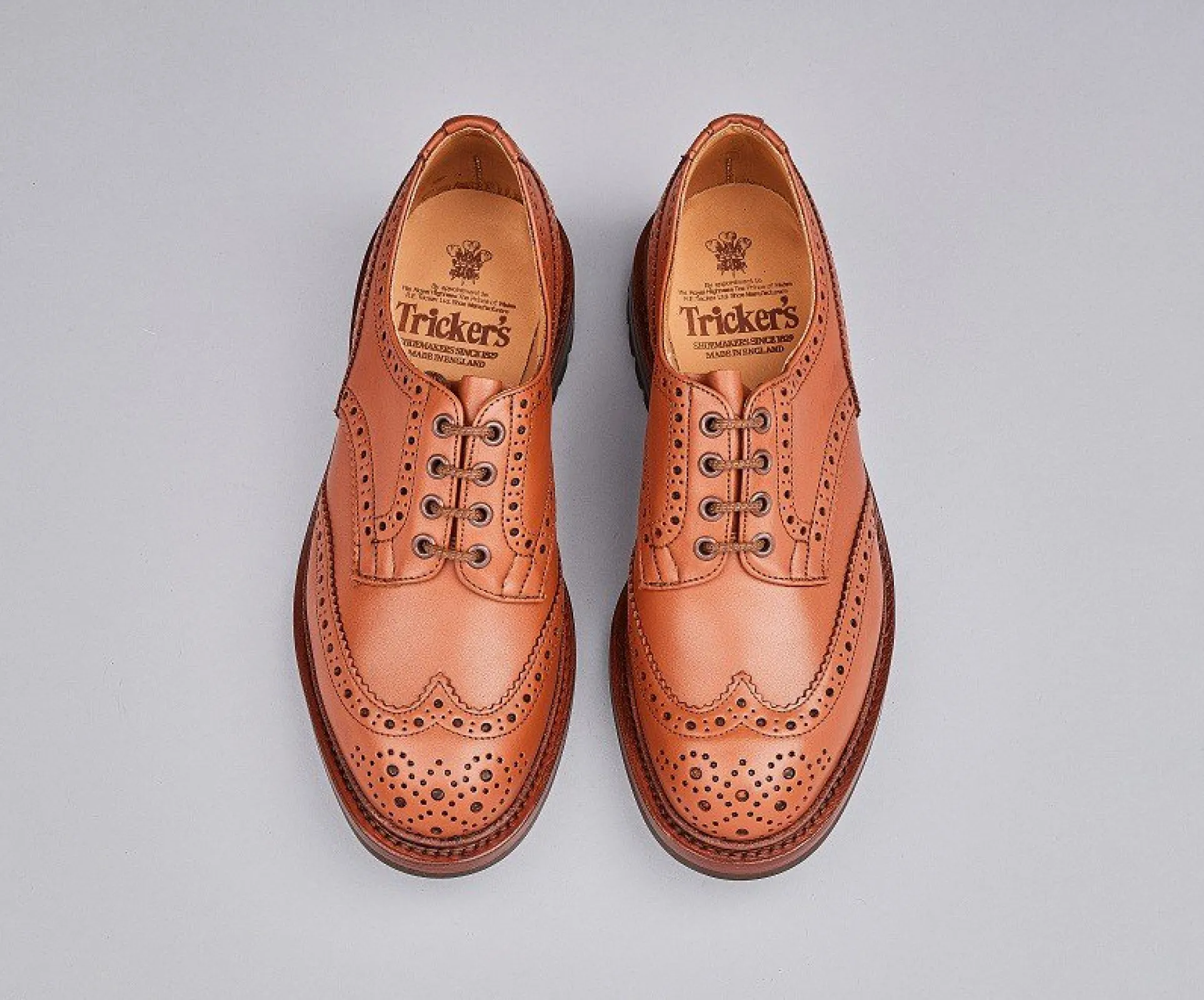 Tricker's Men's Keswick Leather Brogue Shoes 7292/1