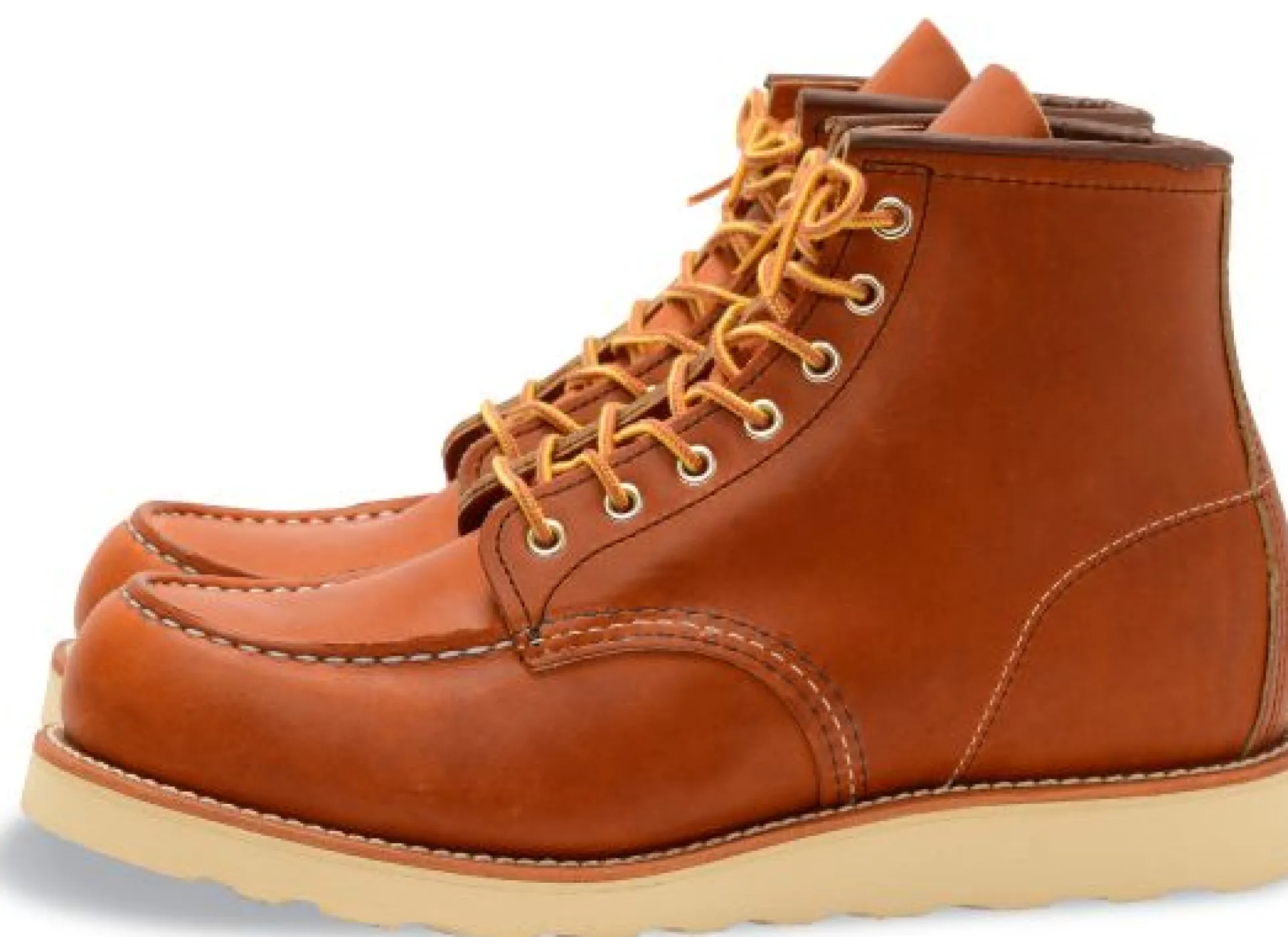 Red Wing Men's Classic Moc Leather Lace-Up Boots 875