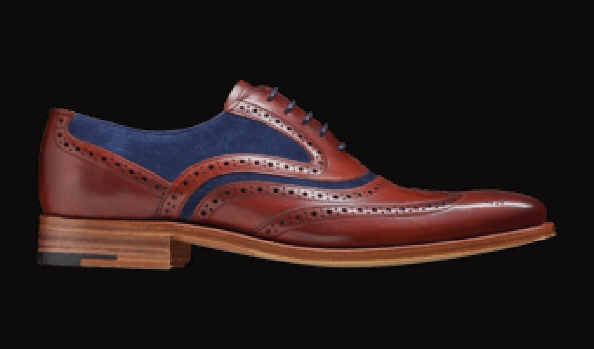 Barker Men's Mcclean Leather Brogue Shoes 3829/Fw23