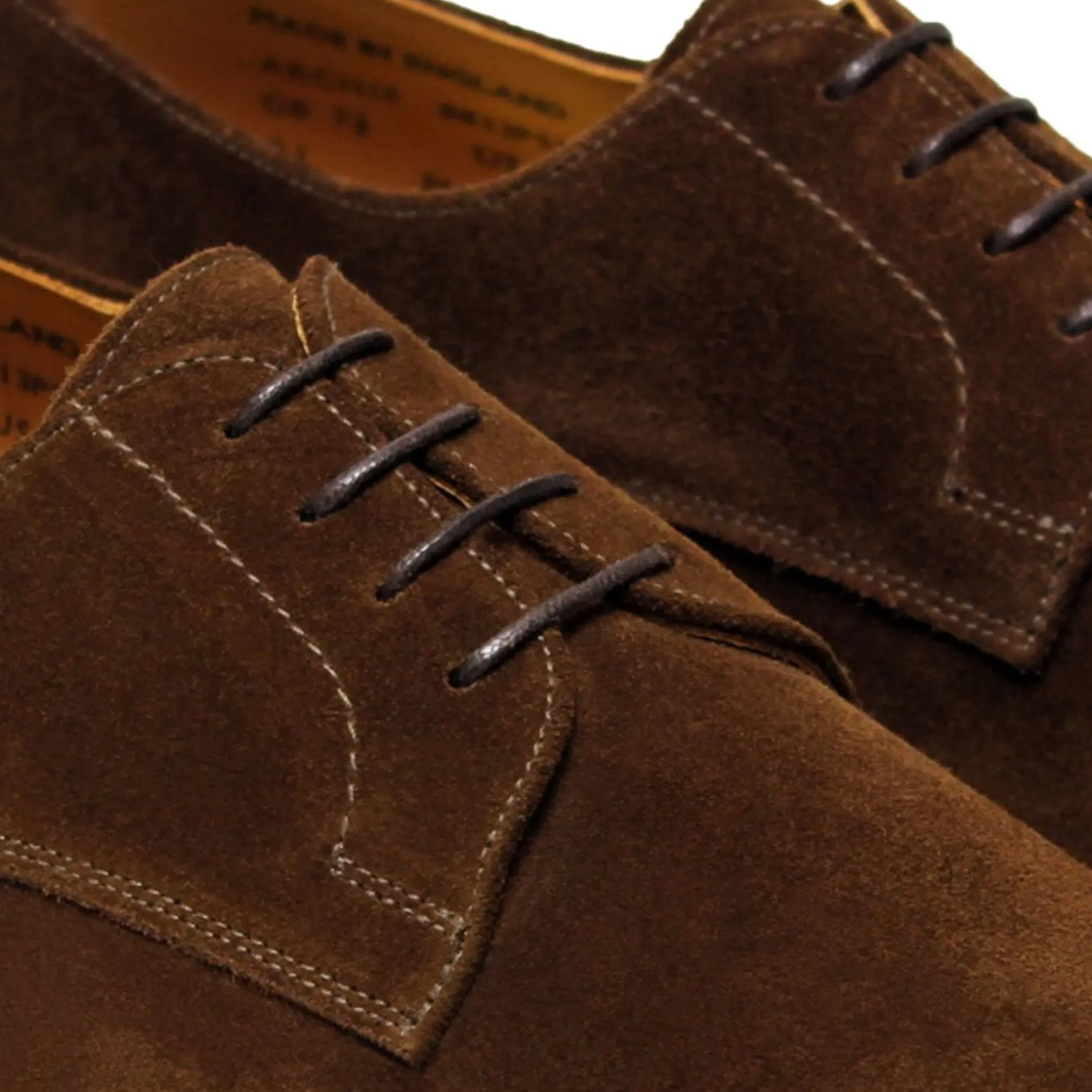 Sanders Men's Archie Suede Derby Shoes 8813/Pss