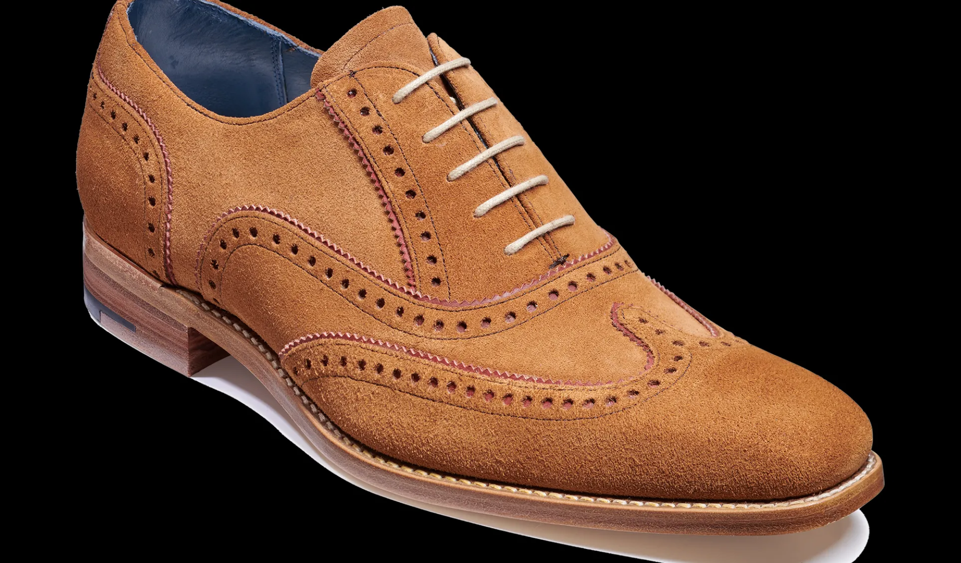 Barker Men's Spencer Suede Brogue Shoes 4676/37