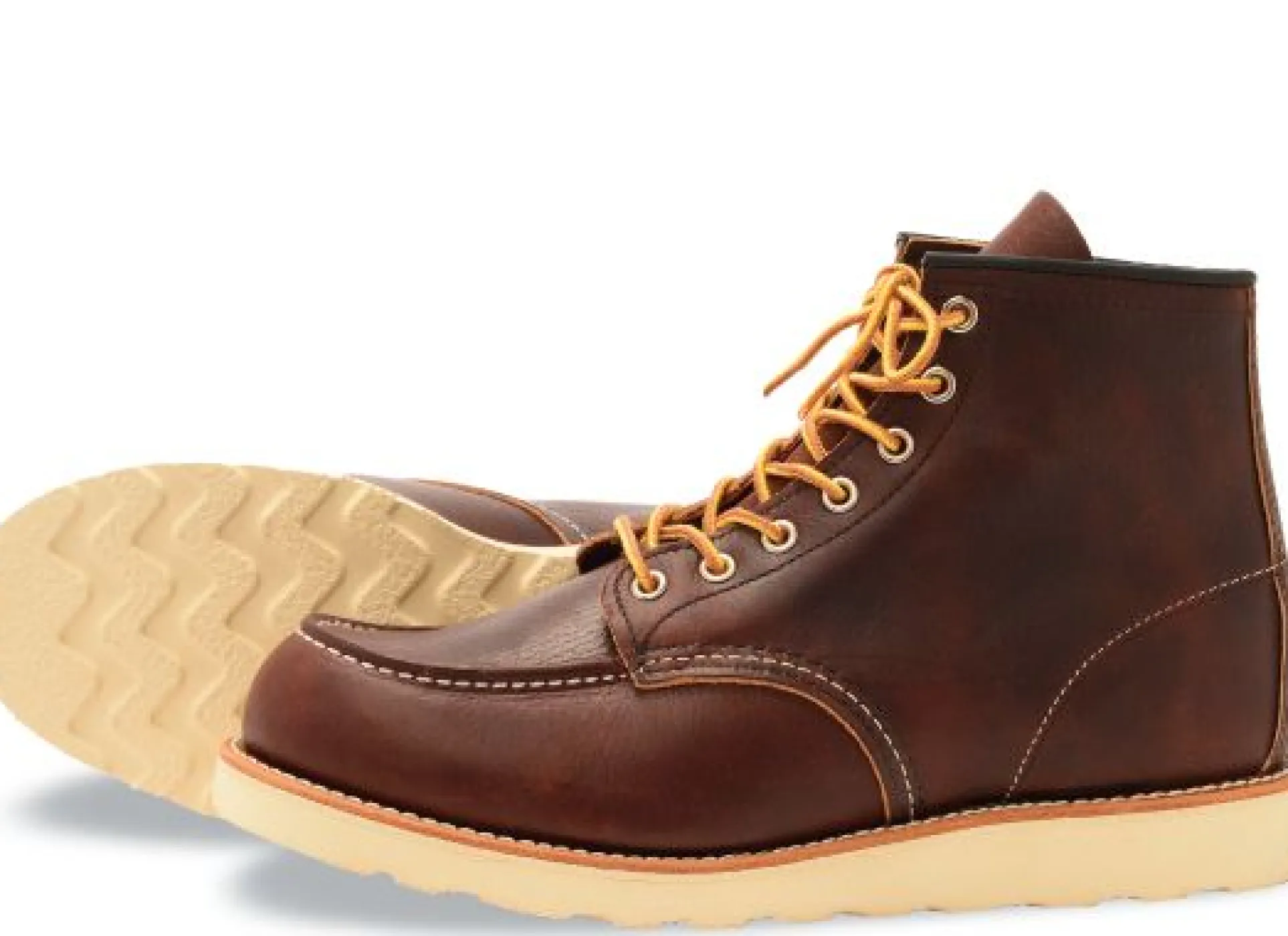 Red Wing Men's Classic Moc Leather Lace-Up Boots 8138