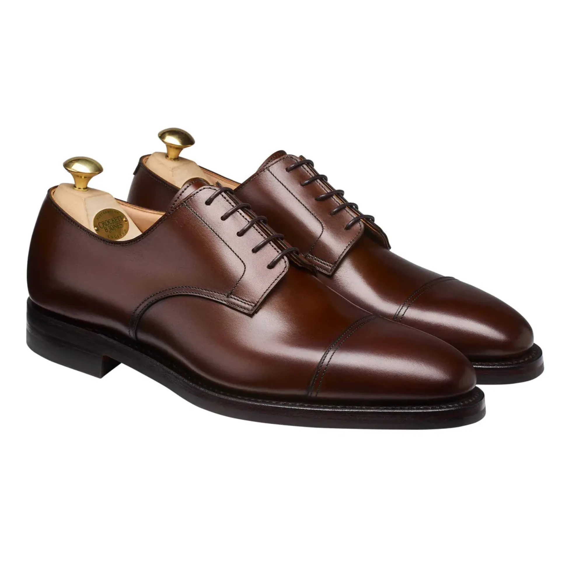 Crockett & Jones Men's Ripon Leather Lace-Up Shoes