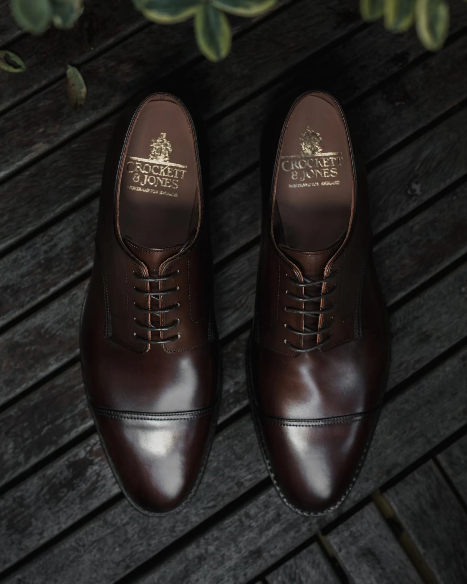 Crockett & Jones Men's Ripon Leather Lace-Up Shoes
