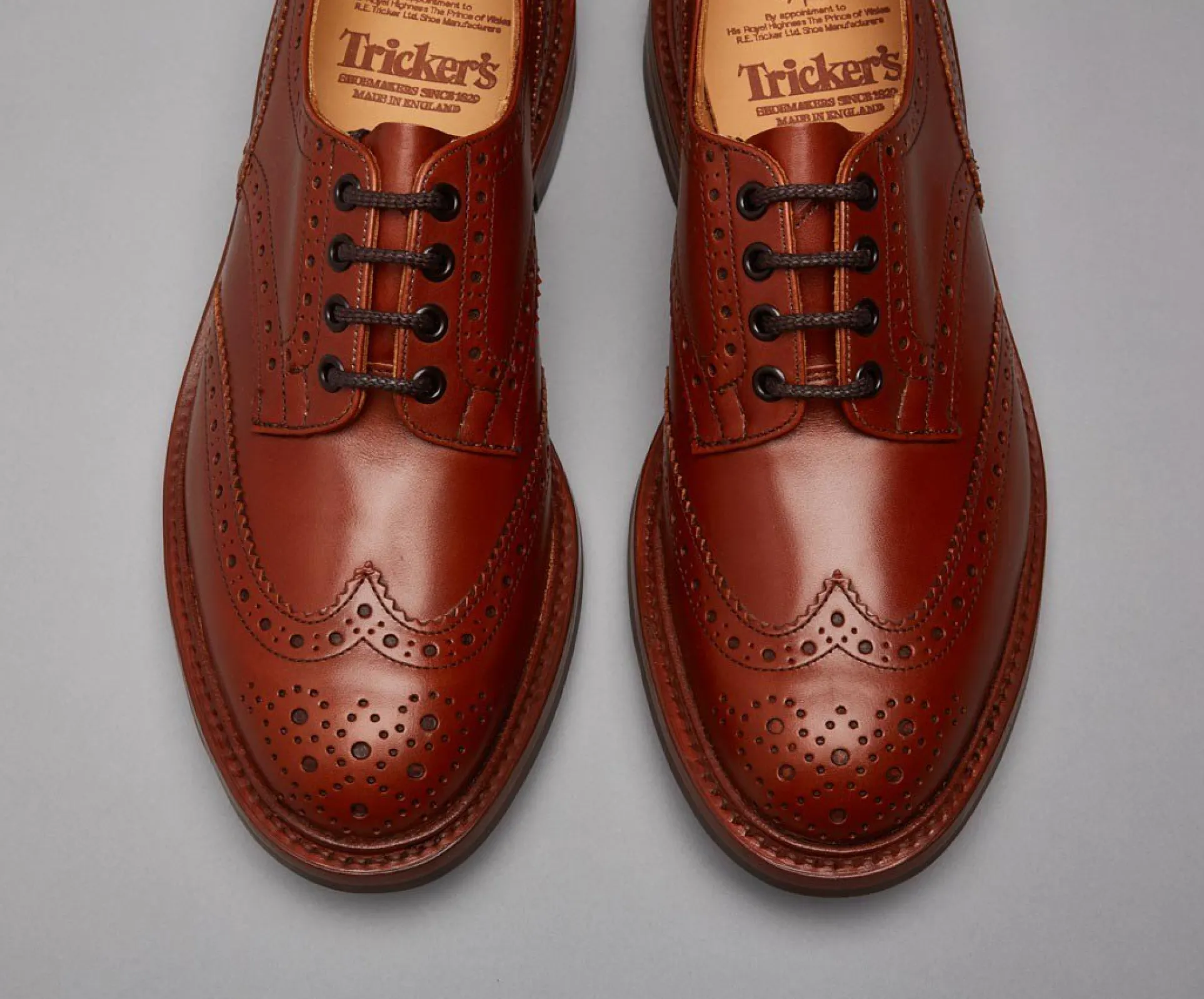 Tricker's Men's Bourton Leather Brogue Shoes 5633