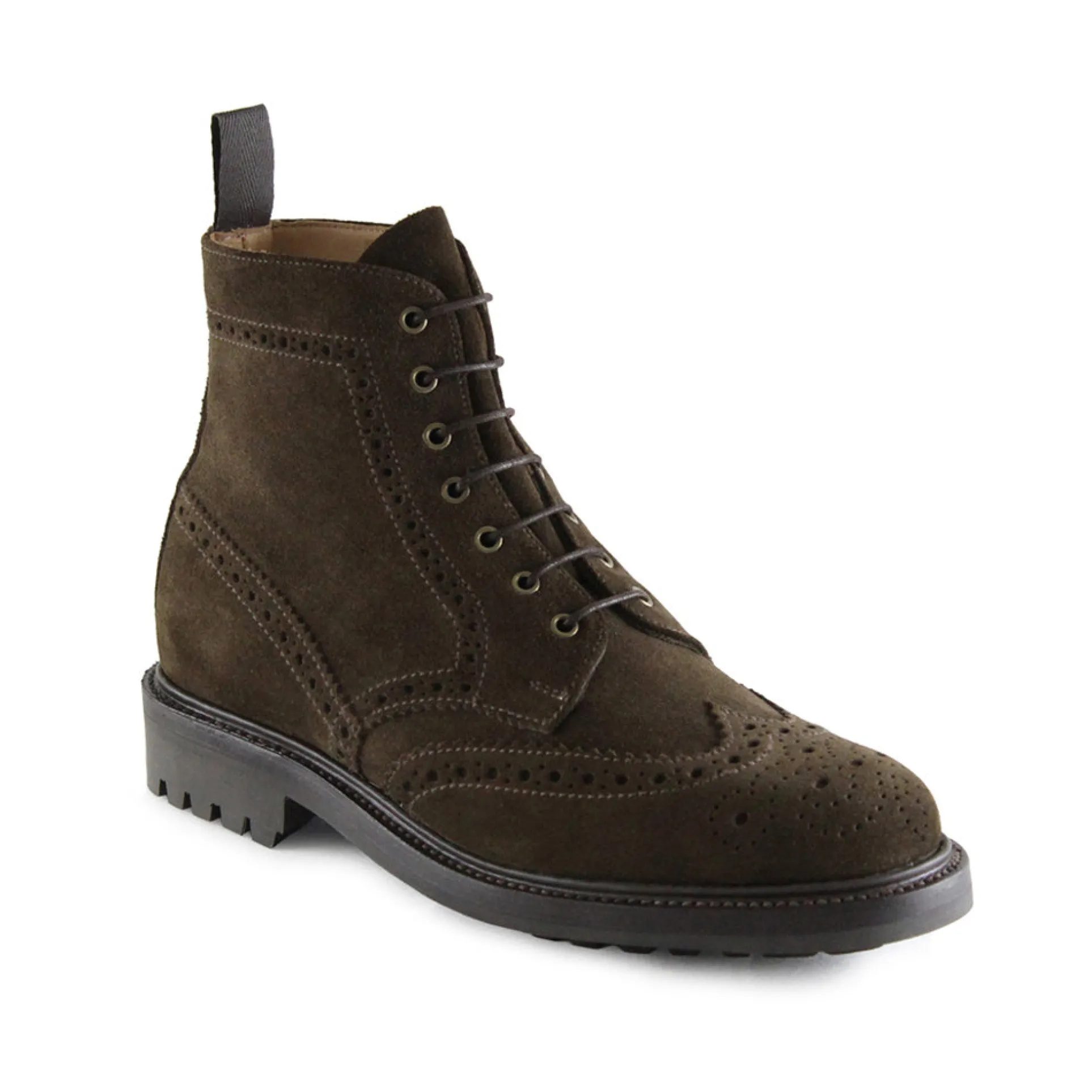 Sanders Men's Cheltenham Suede Brogue Boots 8317/L