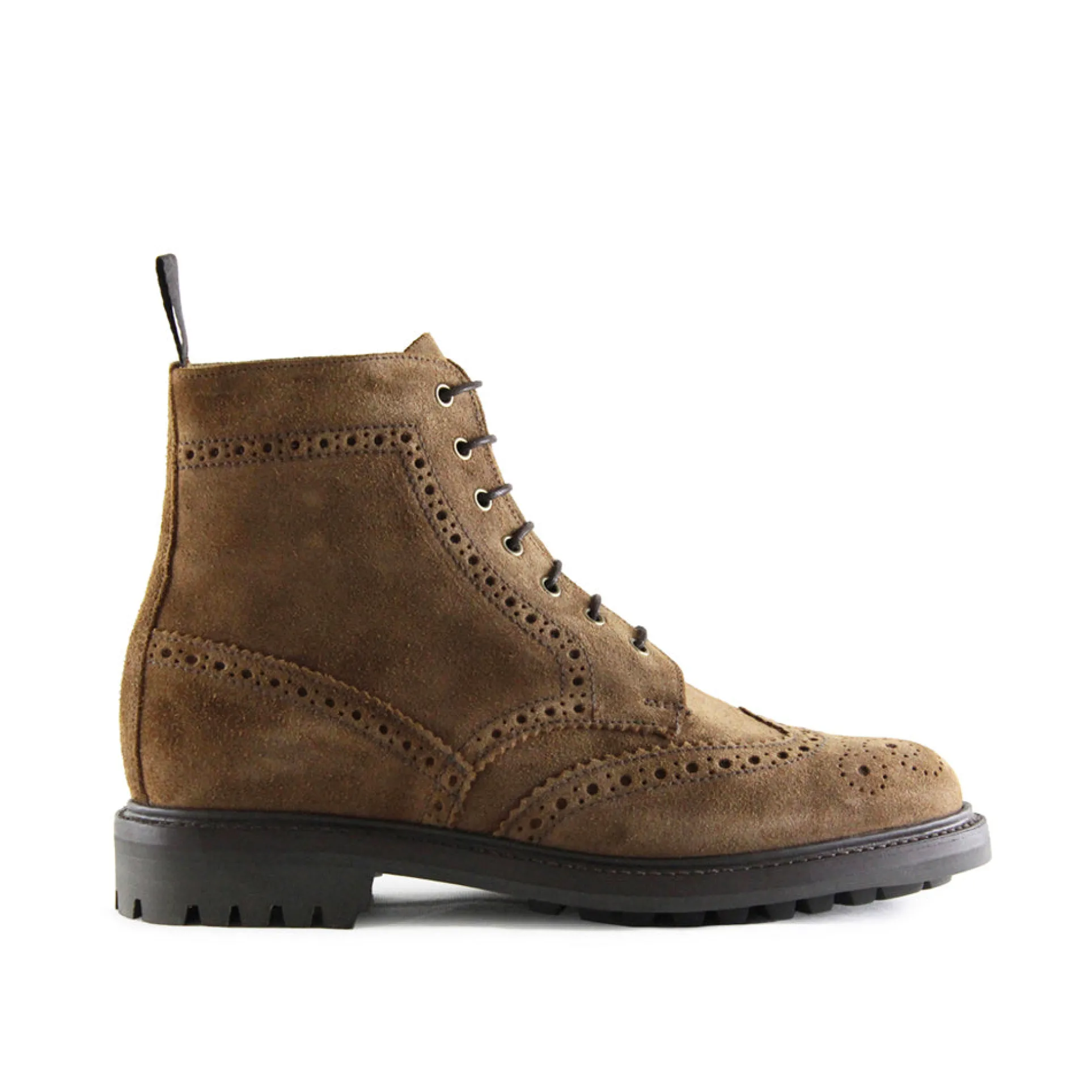 Sanders Men's Cheltenham Suede Brogue Boots 8317/Sws